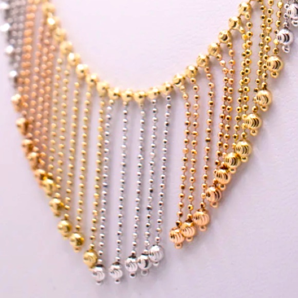 Tri Color Necklace Sold out - Picture 3 of 3